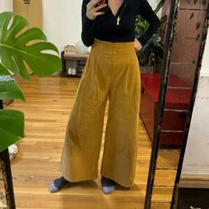 Ilana Kohn Yellow Corduroy Pants